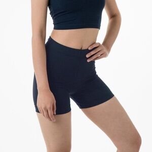 Los angeles apparel cotton spandex bike shorts